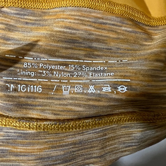 Outdoor Voices Freeform Flow Crop Top in Yellow, Women's‎ Size Medium - Picture 5 of 11